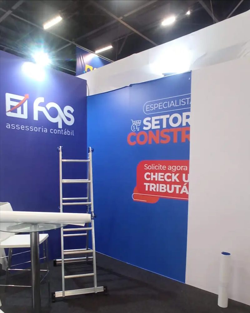 Adesivos - Stand em Feira Divulgação